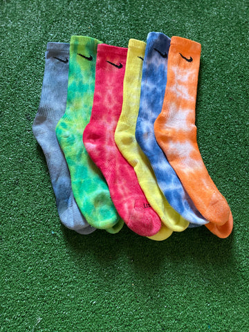 Tie Dyed Nike Socks
