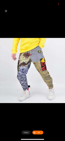 Get busy camouflage jogger